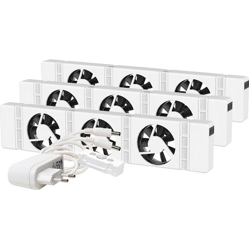 SpeedComfort Trio Set, Weiß, Ventilator, Ventilator, 120 cm, 1,8 m, 30 m³/h