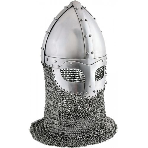 Vendelzeitlicher Spangenhelm mit Kettenbrünne : M Größe: M