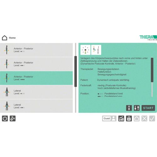 THERA-soft Therapiesoftware für Therapietrainer