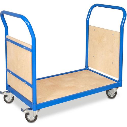 Zweiwandwagen, LxBxH 1130x500x890 mm, Trgkf 250 kg, 4 Lenkrollen, 2 mit Bremse