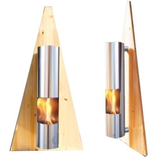 Ethanol und Gel Kamin - Modell Pyramide Natur