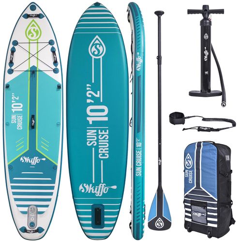 Skiffo SUP Sun Cruise 10'2'' Aufblasbares Paddleboard – Allround Board Set für Einsteiger & Freizeit