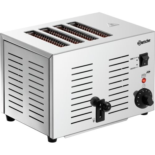 Toaster TS40 mit 4 Schlitzen, 145x20 mm Schlitzgröße, 300 mm breit