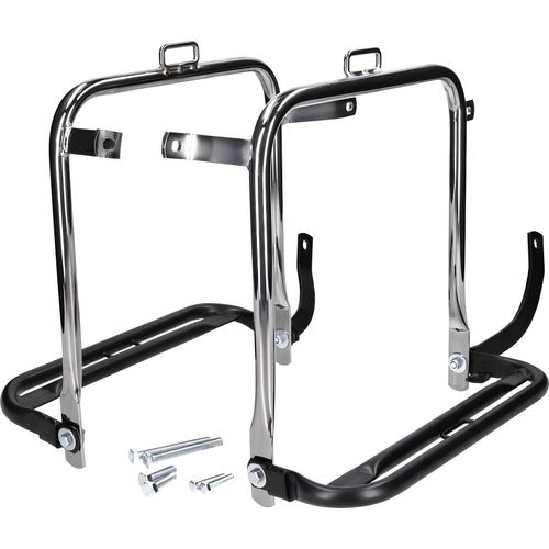 Seitengepäckträger Satz rechts und links, Chrom für Simson S50, S51, S70