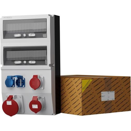 Stromverteiler eXT 63A 32A 16A 2x230V Baustromverteiler Doktorvolt 2360