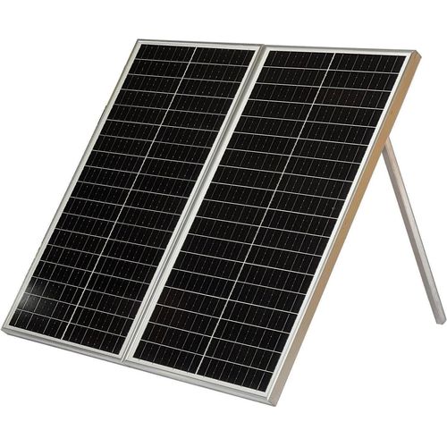 12V Solarkoffer Solarpanel Solarzelle 2 x 40 W mit Laderegler und Kabel