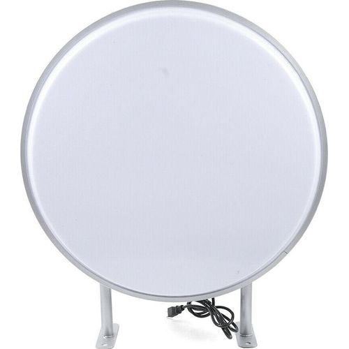 LED Leuchtkasten 24 Zoll Runde Doppelseitig Leuchtreklame 60cm Leuchtschild für Bar Schaufensterwerbung Business Büro