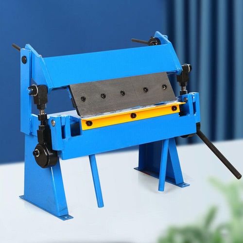 Abkantbank 305mm 0-135° Manuell Biegemaschine Kantbank Schwenkbiegemaschine Blechbiegemaschine Handkantbank Blechbieger Blau