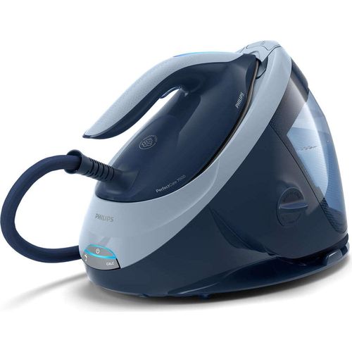 Philips PerfectCare Bügelstation, Keramikbügelsohle, 120 g/min konstanter. Dampf, 8.0 bar, 2100 W, Blau (PSG7030/20)