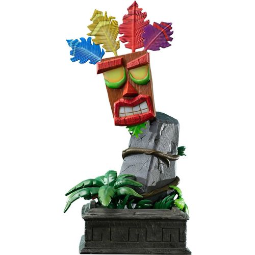 First 4 Figures Crash Bandicoot Aku Aku Maske Statue 40 cm F4FMINAKUST