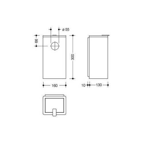 HEWI 950.05.210 Hygienekombination,