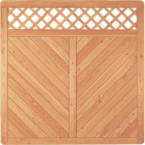 Zaun Hauptelement Skagen Rankgitter 180 x 180 cm natur