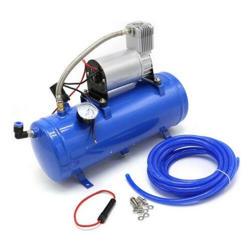Luftkompressor Pumpe 12V 6L Air Trompeten Compressor 100PSI Druckluftkompressor