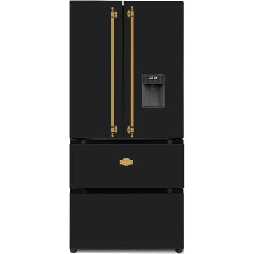 Kaiser KS 80425 Em Retro Kühlschrank, Side-by-Side Kühl Gefrier Kombi, No Frost 506 L