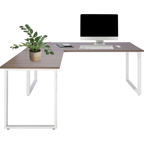 hjh OFFICE Eckschreibtisch WORKSPACE XL I Schreibtisch 75.5 x 180.0 x 180.0 cm