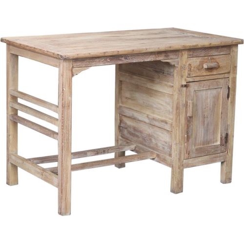 Schreibtisch - Modell 44, Braun, Holz, 76*107*61 cm, Schreibtische & Schreibpulte