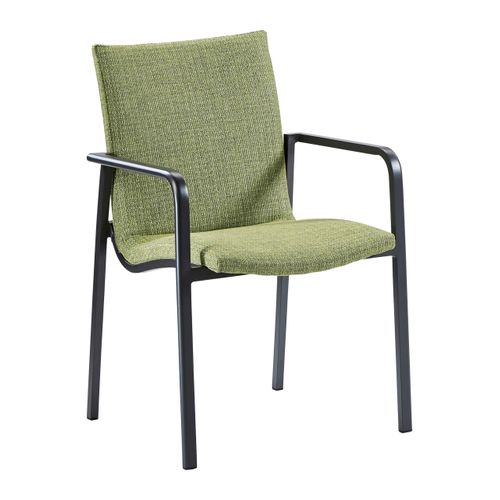 Dining-Sessel Positano anthrazit/grün