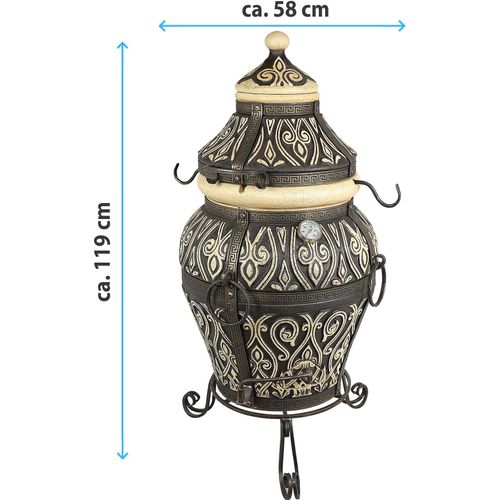 Tandoor Asien, ,Tandori, Tandyr, BBQ, Smoker, Feinschmecker, Grillofen, Schamottofen, Keramikofen, Outdoorküche, Gartengrill, Mangal, Picknick.