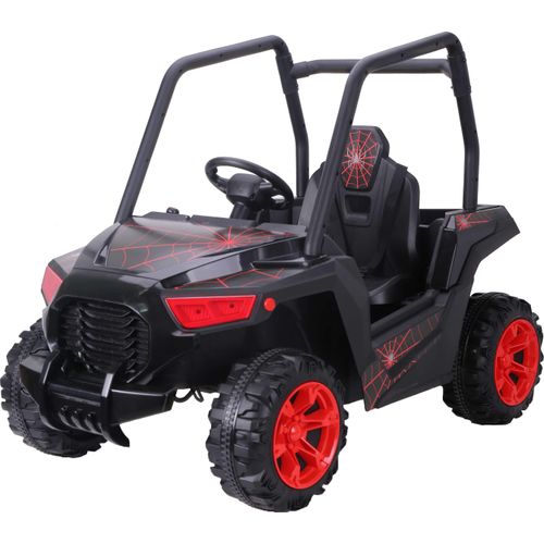Buggy UTV Kinderfahrzeug Elektrofahrzeug Spider Kinder Elektroauto 12V 2x Motoren in Schwarz (S604)