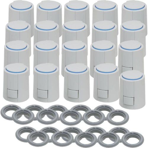 Stellantrieb Fußbodenheizung 24 V AC NC Alpha 5 Ventilanpassung VA10 - 20 Stück