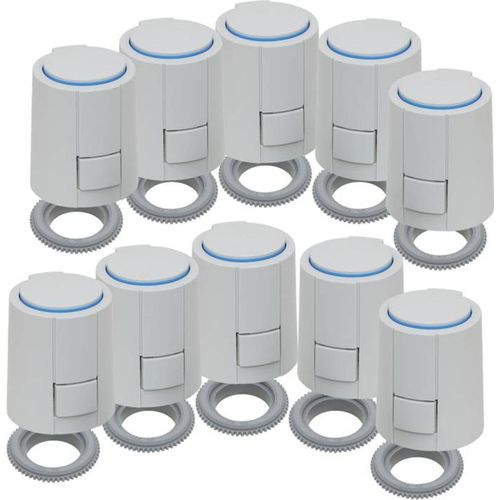Stellantrieb Fußbodenheizung 24 V AC NC Alpha 5 Ventilanpassung VA10 - 10 Stück