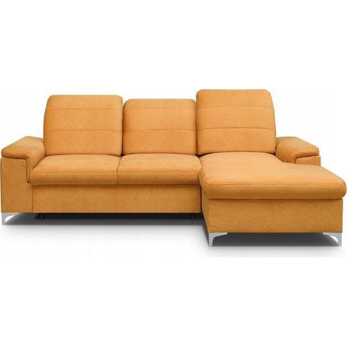 BERGAMO MINI Bergamo Mini Rechtes Ecksofa Mit Schlaffunktion (Yellow – Zetta 296)