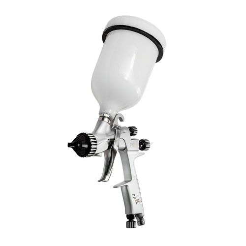 Benbow Lackierpistole PK70, Set 4-tlg., HVLP, 1,3+2,0mm Düse im set, Behälter 600ml, Druck 2,5 Bar