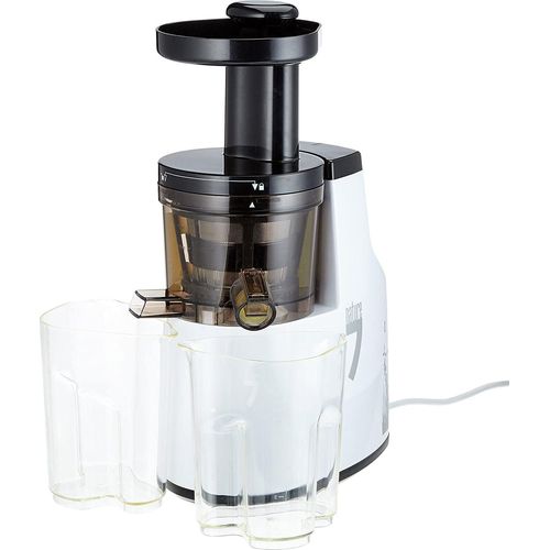 Nature7 Entsafter SJ150W, weiß, Saftpresse, Slow Juicer, 150W, 85 U/min., 80% Saftausbeute, BPA-frei