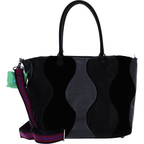 Gabs Leder Schultertasche Katrine Momu Scultura Black Nero schwarz