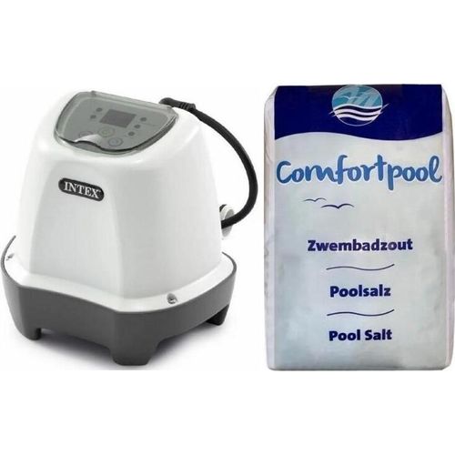 Intex - Salzwassersystem 26662GS & Poolsalz 20 kg