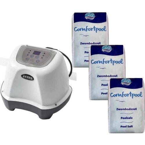 Intex - Salzwassersystem 26664GS & Poolsalz 60 kg