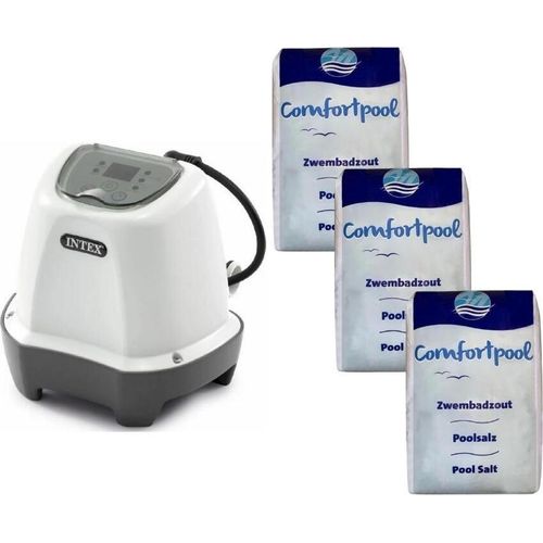 Intex - Salzwassersystem 26662GS & Poolsalz 60 kg