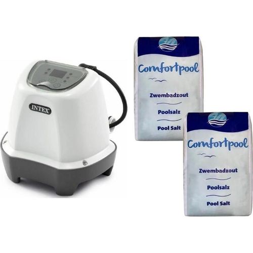 Intex - Salzwassersystem 26662GS & Poolsalz 40 kg