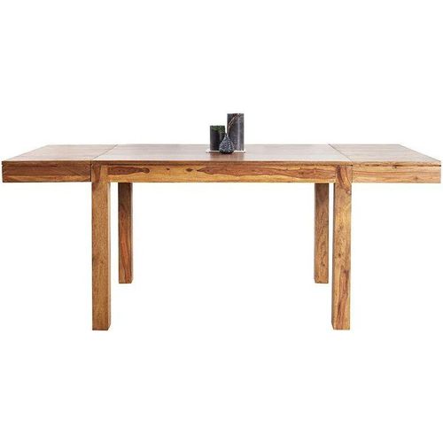 Esstisch ausziehbar 120 bis 200 cm Sheesham Holz massiv mit Ansteckplatten Esszimmertisch