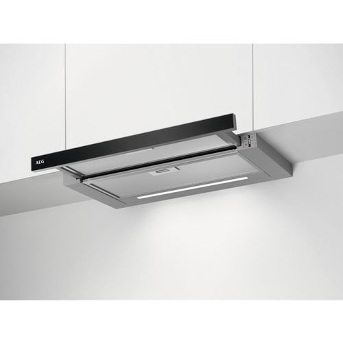 AEG 6000 ExtractionTech / Flachschirmhaube / 60 cm / Grau DPE5660G