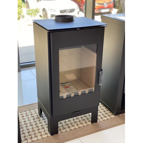 Kaminofen retro model with cast iron door, Energieefizienz A, 7.7 kW, 470 x 400 x 673 mm