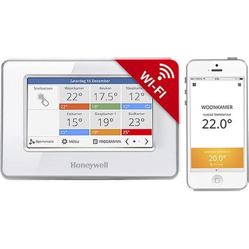 Honeywell Home EvoTouch-WiFi ATC928G3026, Steuergerät ohne Netzteil, weiß, CZ Lokalisierung