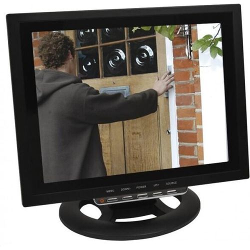 12' (30,48cm) CCTV LCD Monitor Video Überwachungsmonitor mit HDMI VGA 2x AV Audio Eingang