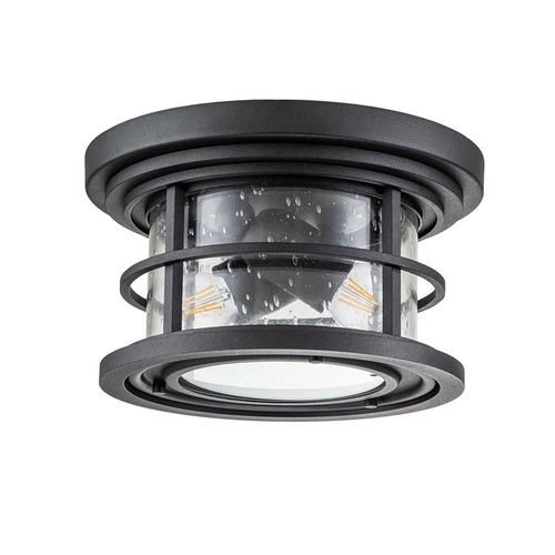 Lighthouse Deckenleuchte schwarz strukturiert Feiss FE-LIGHTHOUSE-F-BLK