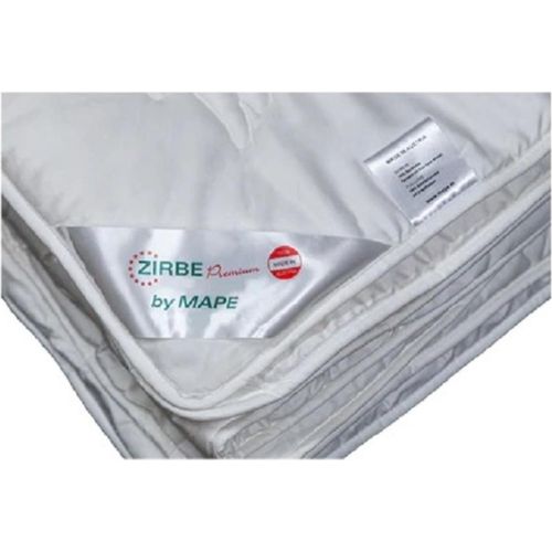 MAPE Zirbendecke 155 x 220 cm 100% Schafschurwolle mit Zirbenflocken & Baumwolle