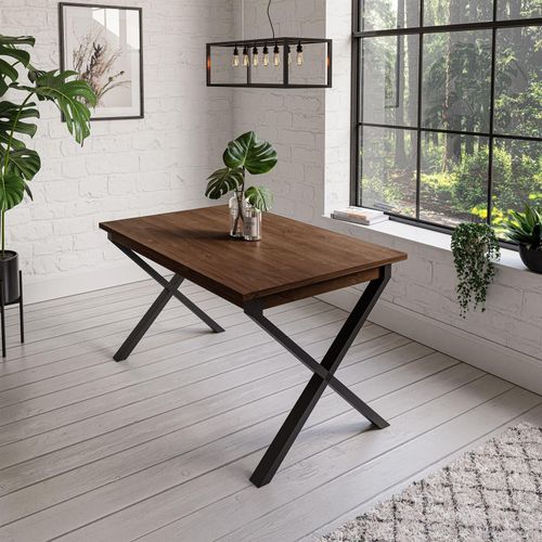 Tisch X ART 125 cm Stirling Eiche