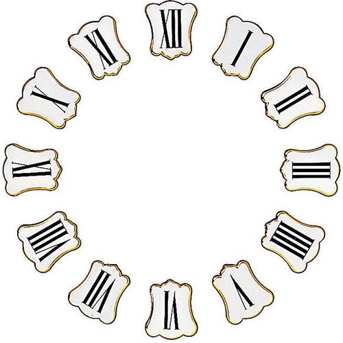 SELVA Zahlensatz römische Zahlen Gr. 24 x 27 mm