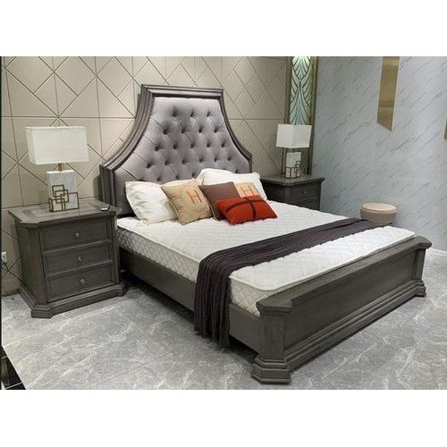 Bett Modern Grau 193 x 230 x 173 cm JVmoebel