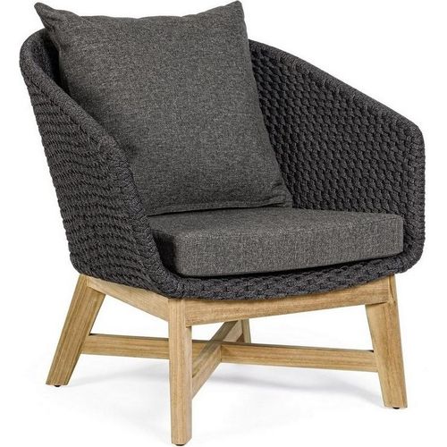 Sessel Coachella 76 x 78 x 77 cm Aluminium Anthrazit