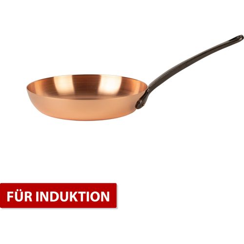 Reine Kupferpfanne Ø 24 cm geeignet für den Induktionsherd