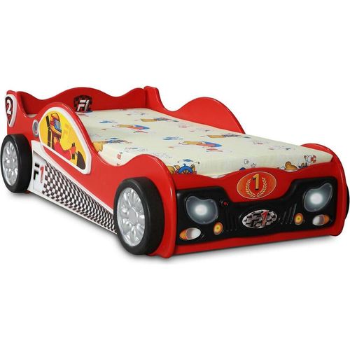 Kinderzimmer Betten Einzelbetten Auto Designer Rotes Bett Stilvolle Möbel