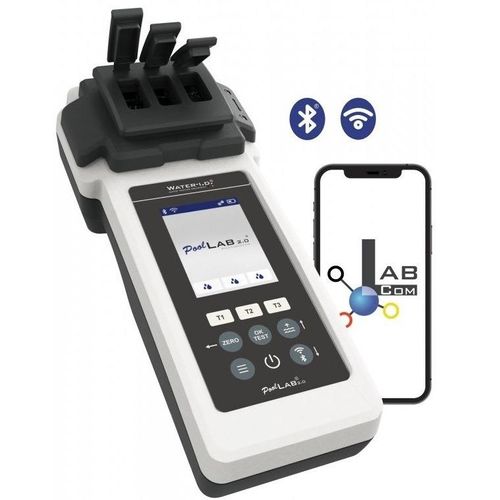 PoolLab 2.0 Photometer Set 24 Parameter Wasseranalyse App Reporte Pooltester