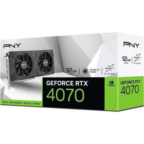 PNY VCG407012DFXPB1 NVIDIA GeForce RTX 4070 12 GB GDDR6X Grafikchip