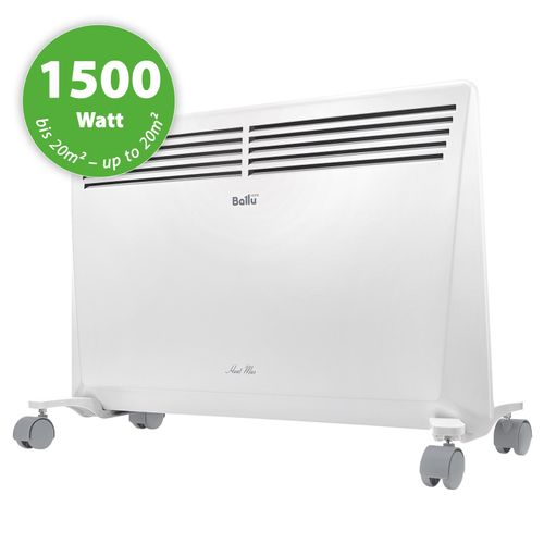 Konvektor Elektroheizung Zusatzheizung Büroheizung elektrische Heizung 1500W Heat Max