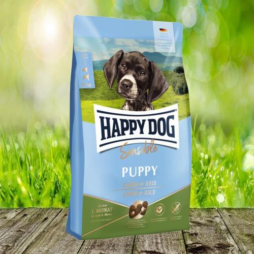 Happy Dog Sensible Puppy Lamm & Reis 2 x 10 kg - Leicht verträgliche Welpen-Vollnahrung